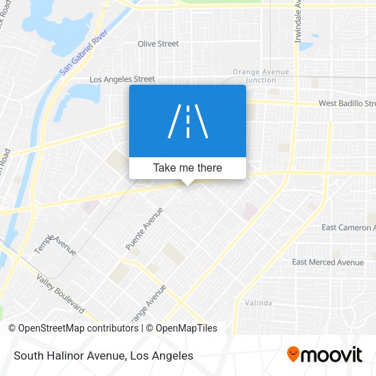 South Halinor Avenue map