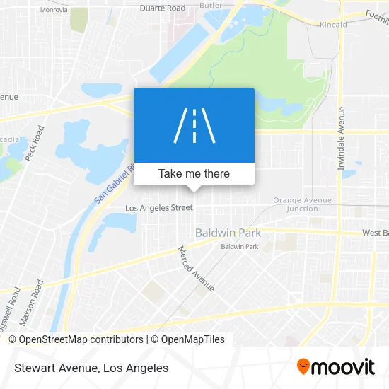 Stewart Avenue map