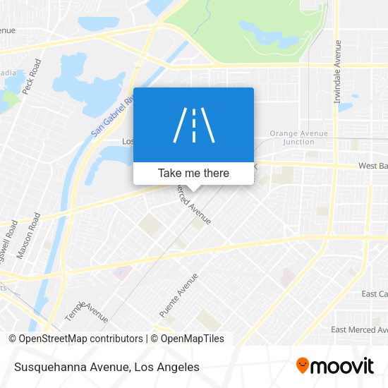Susquehanna Avenue map