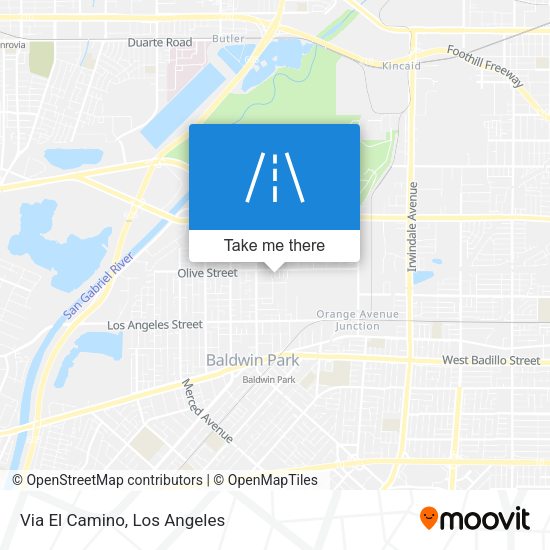 Mapa de Via El Camino