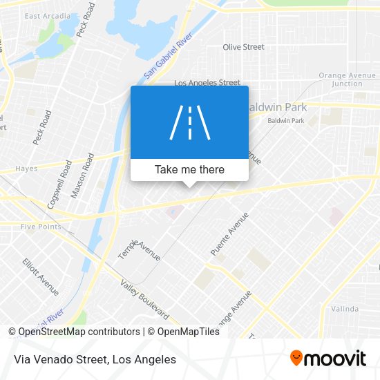 Via Venado Street map