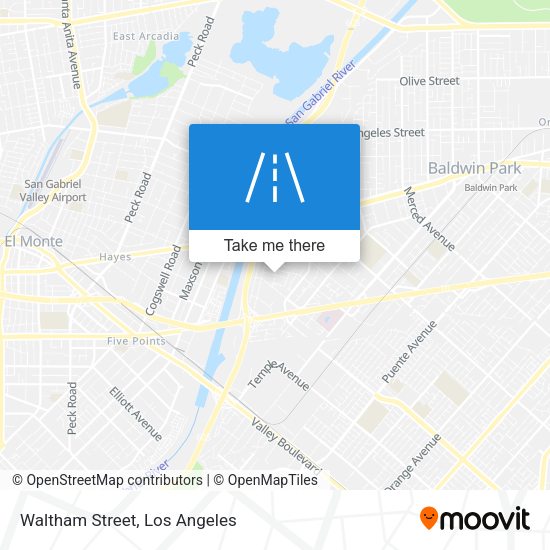 Mapa de Waltham Street