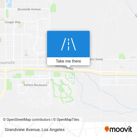 Mapa de Grandview Avenue