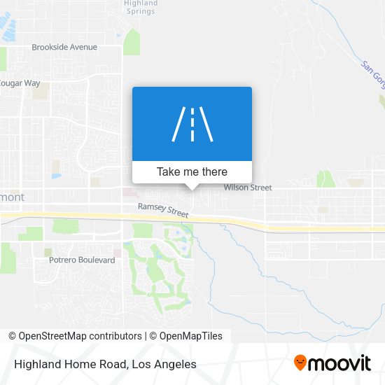 Highland Home Road map
