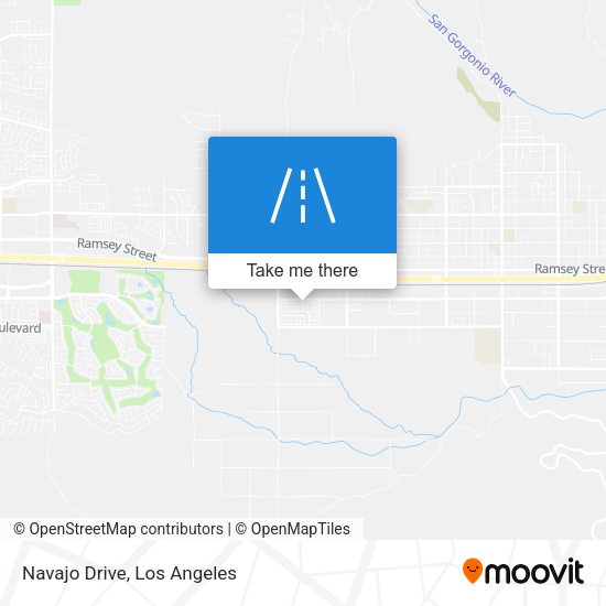 Navajo Drive map