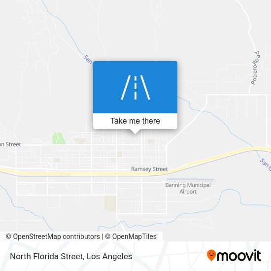 North Florida Street map