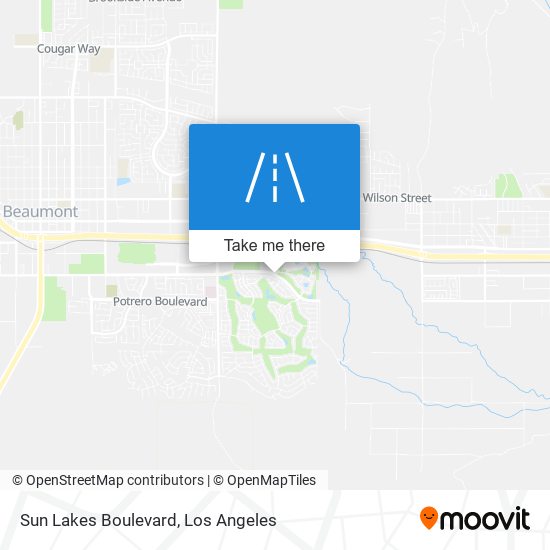 Sun Lakes Boulevard map