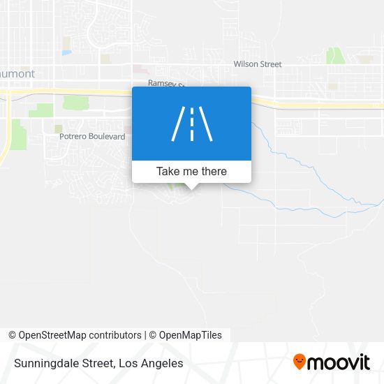 Sunningdale Street map