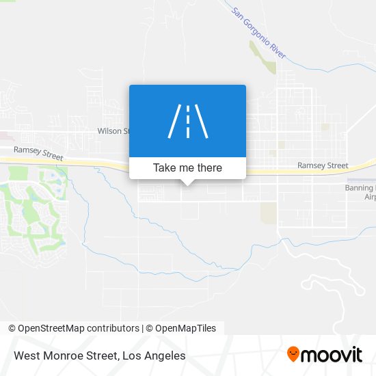 West Monroe Street map