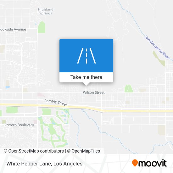 Mapa de White Pepper Lane