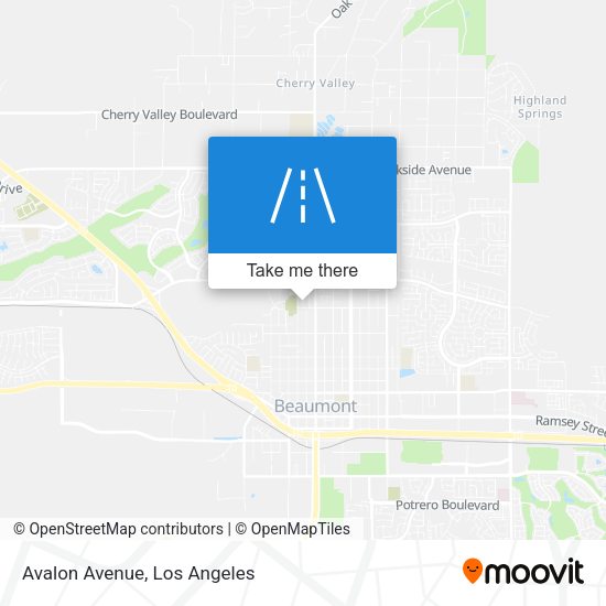 Mapa de Avalon Avenue