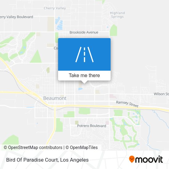 Bird Of Paradise Court map