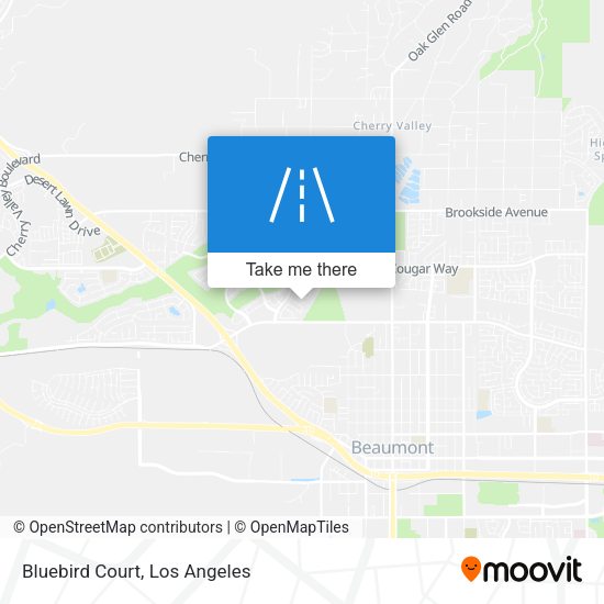 Mapa de Bluebird Court