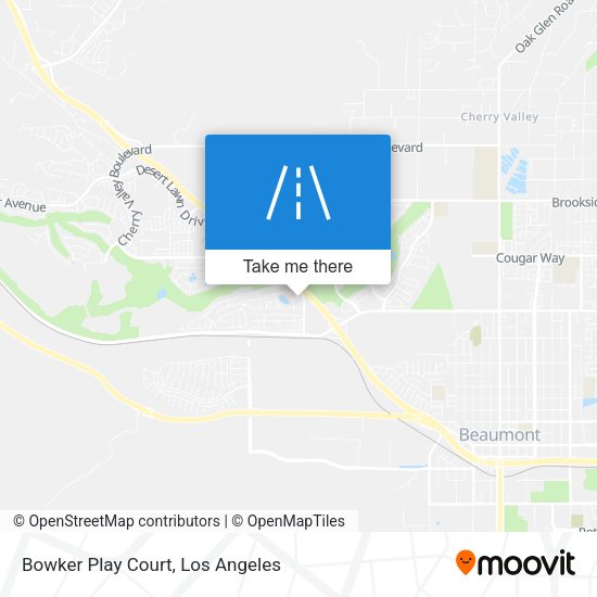 Bowker Play Court map
