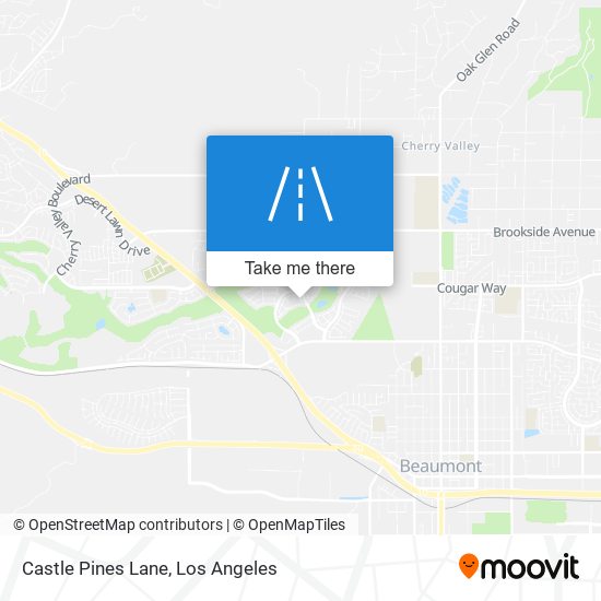 Mapa de Castle Pines Lane