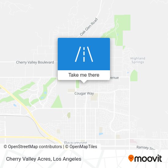 Mapa de Cherry Valley Acres