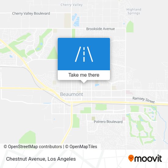Chestnut Avenue map