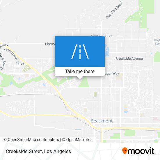 Creekside Street map