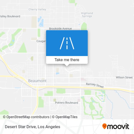 Mapa de Desert Star Drive