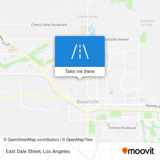 East Dale Street map