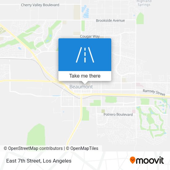 Mapa de East 7th Street