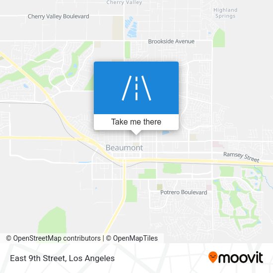 Mapa de East 9th Street