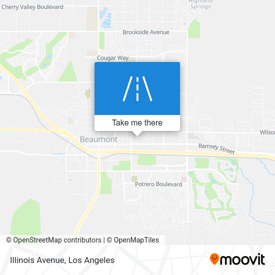 Mapa de Illinois Avenue