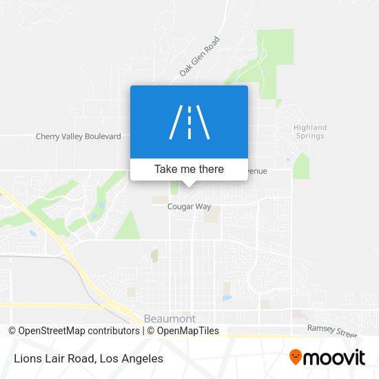 Lions Lair Road map