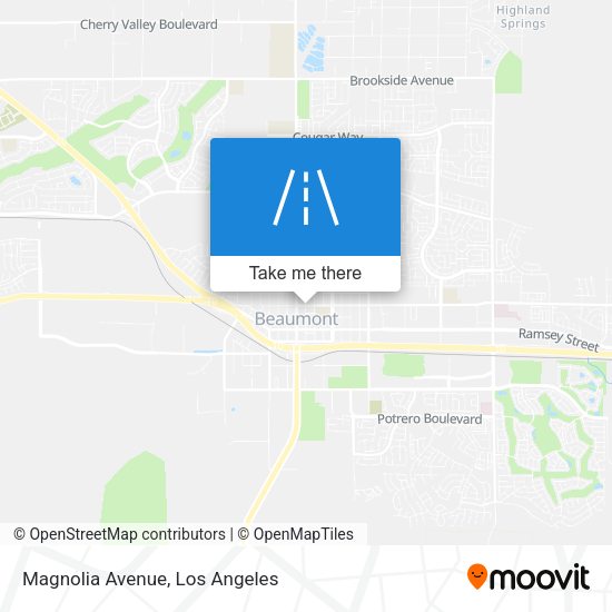 Mapa de Magnolia Avenue