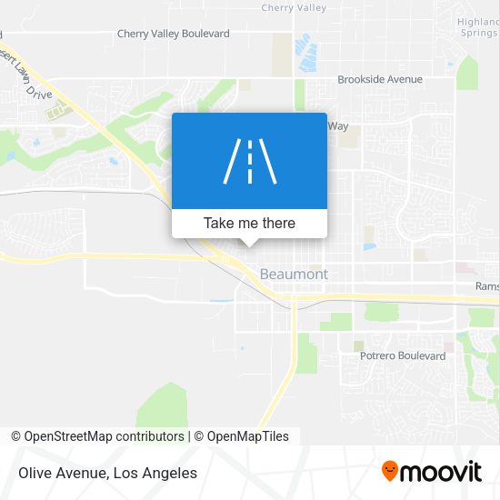 Mapa de Olive Avenue