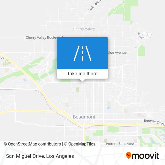 San Miguel Drive map