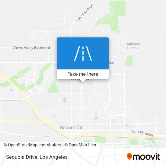 Mapa de Sequoia Drive