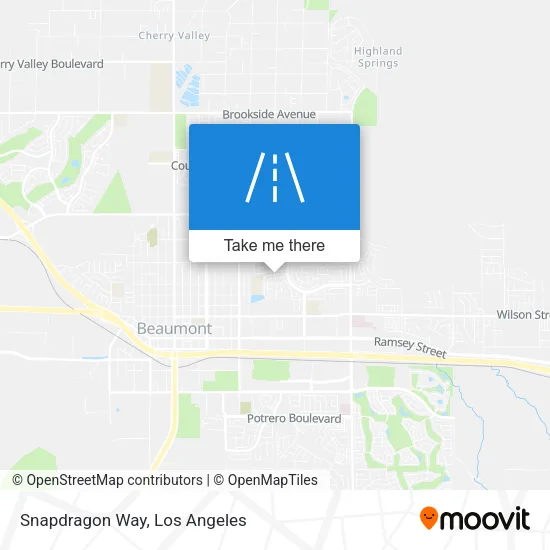 Snapdragon Way map