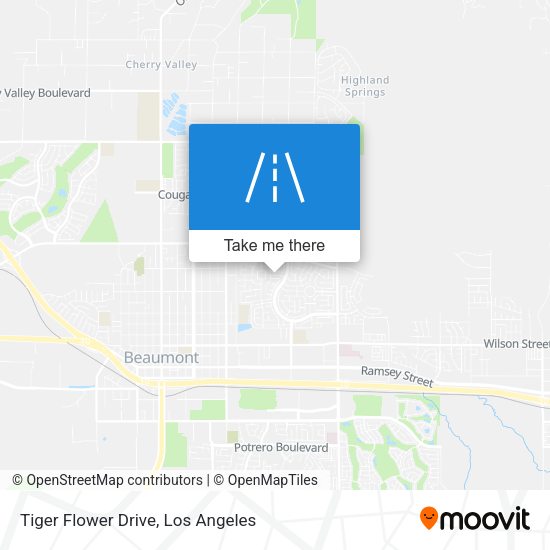 Mapa de Tiger Flower Drive