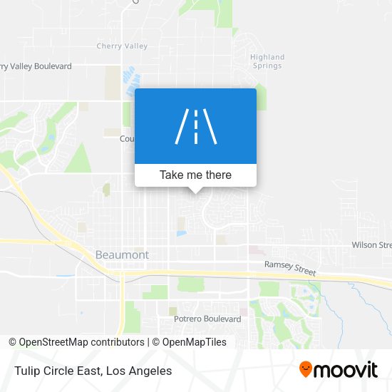 Tulip Circle East map