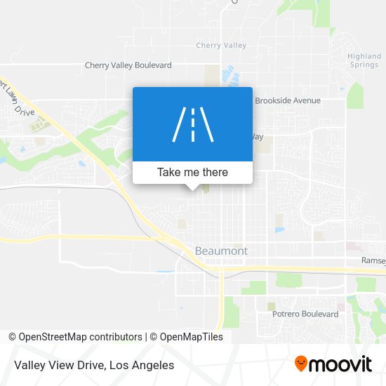 Valley View Drive map