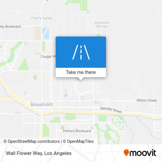 Wall Flower Way map