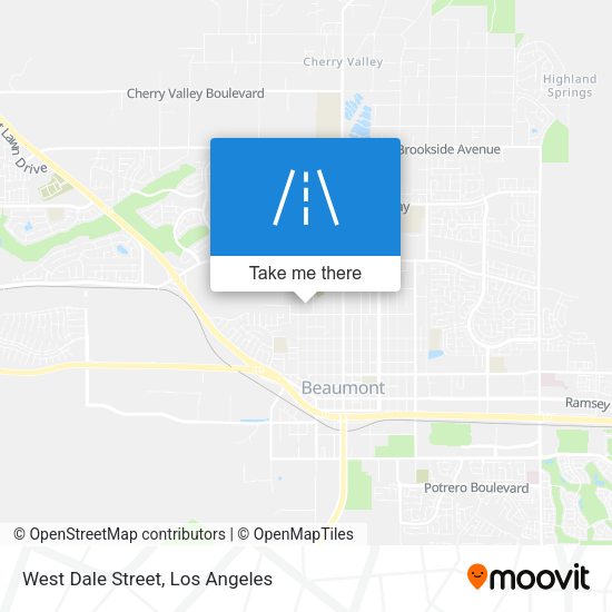 West Dale Street map