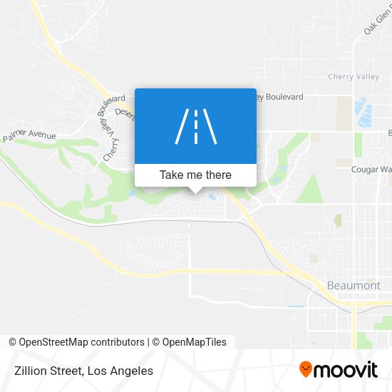 Mapa de Zillion Street