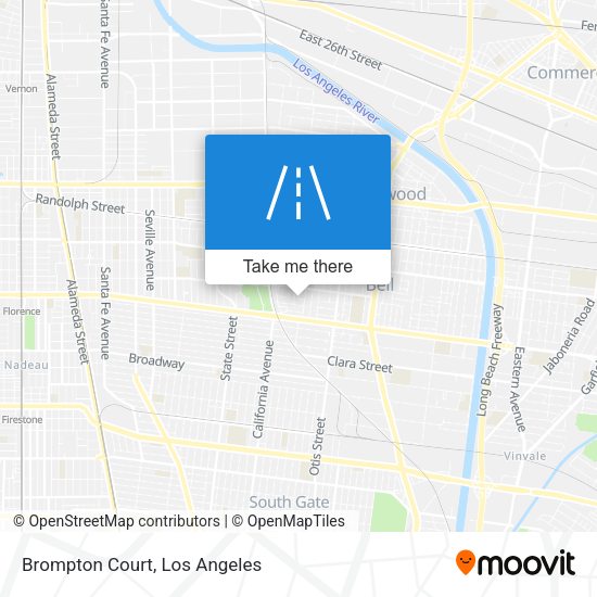 Mapa de Brompton Court