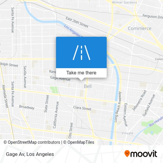 Mapa de Gage Av