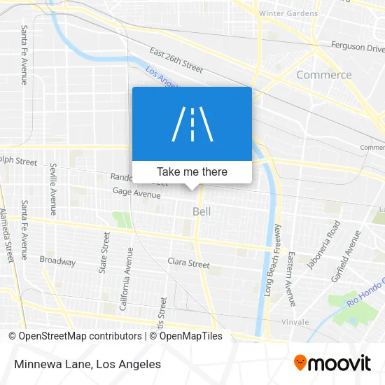Minnewa Lane map