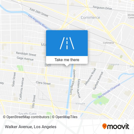 Mapa de Walker Avenue