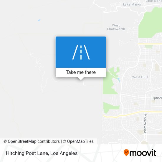 Hitching Post Lane map