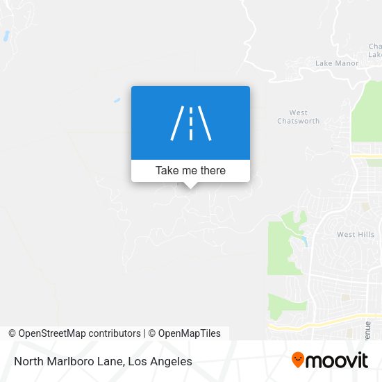 North Marlboro Lane map