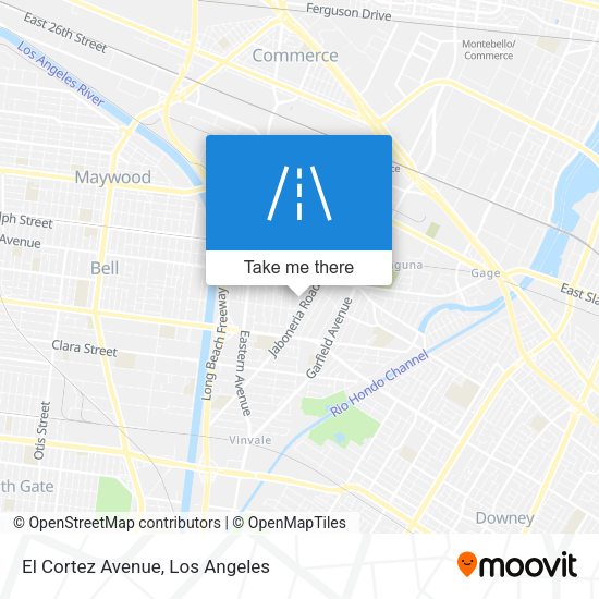El Cortez Avenue map