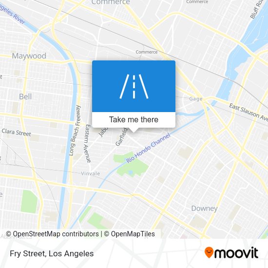 Mapa de Fry Street