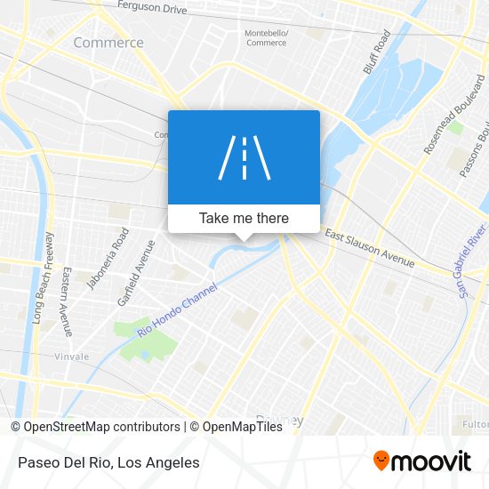 Mapa de Paseo Del Rio