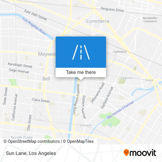 Mapa de Sun Lane