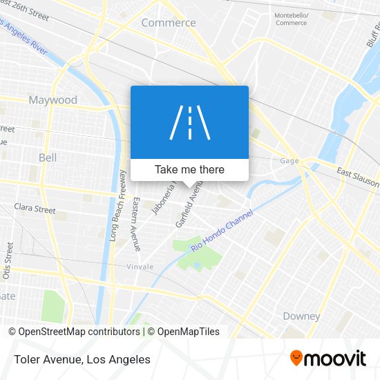 Mapa de Toler Avenue